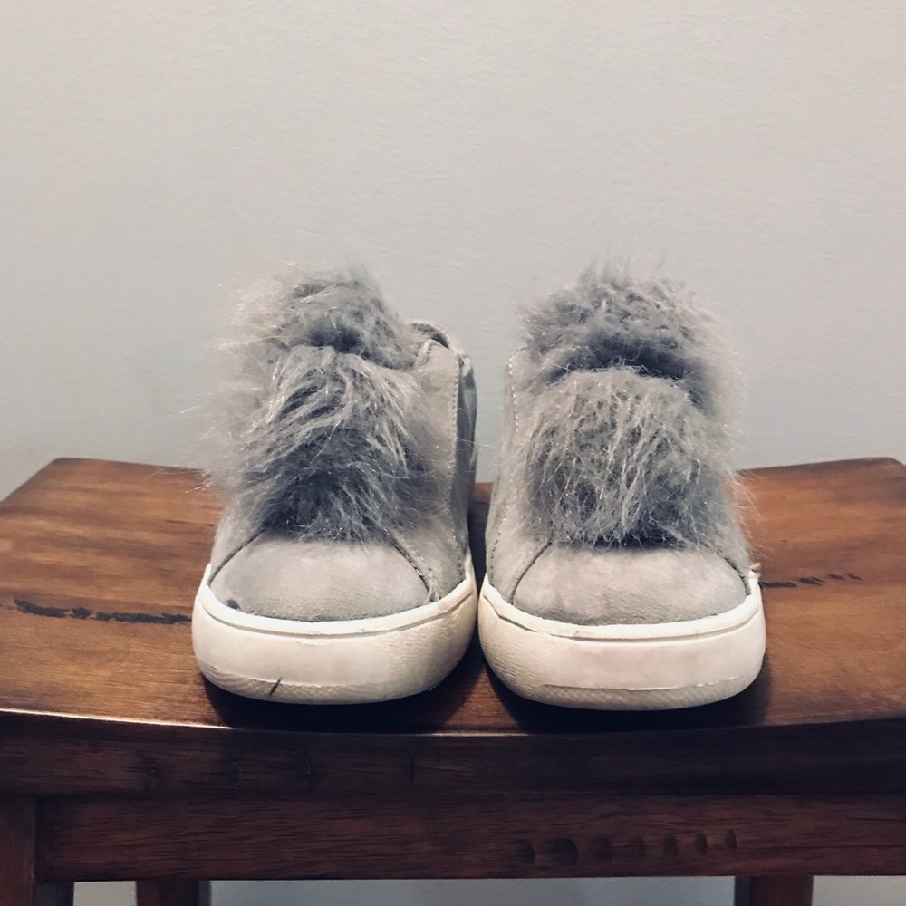 Steve Madden size 3 girls grey fashion shoes